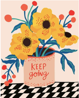 Vase Fleuri d’Optimisme